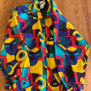 Vibrant Picasso Bomber Jacket